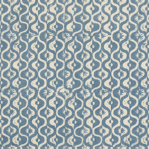 Small Medallion Wp Azure by Lee Jofa Designer Wallcovering