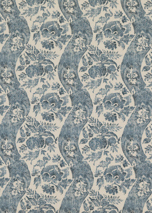 Caldbeck Indigo/Linen by G P & J Baker Designer Fabric