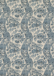 Caldbeck Indigo/Linen by G P & J Baker Designer Fabric