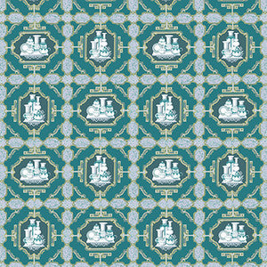 Porcelanas Esmeralda by Gaston Y Daniela Designer Fabric