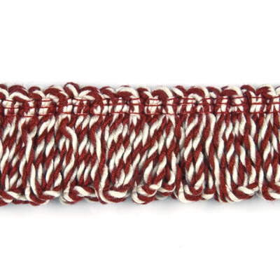 Rope Loop Fringe Red by Baker Lifestyle Designer Trim