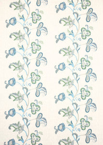 Cawdor Teal by G P & J Baker Designer Fabric