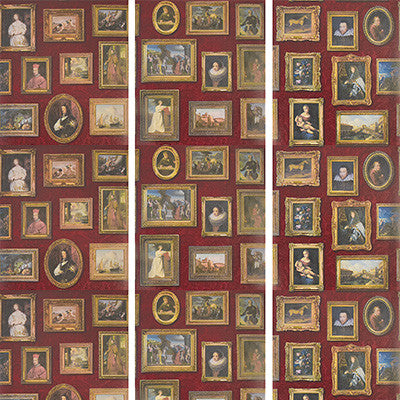 Gallery Red by Kravet Couture Designer Wallcovering