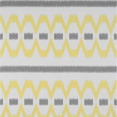 Lampedusa Gris/Amarillo by Gaston Y Daniela Designer Fabric