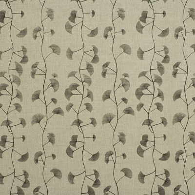 Fans Natural/Charcoal by Lee Jofa Modern Designer Fabric
