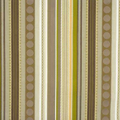 Braided Stripe Taupe/Stone/Lime by Mulberry Designer Fabric