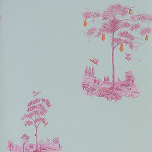 Pear Tree Sunrise Pink by Kravet Couture Designer Wallcovering