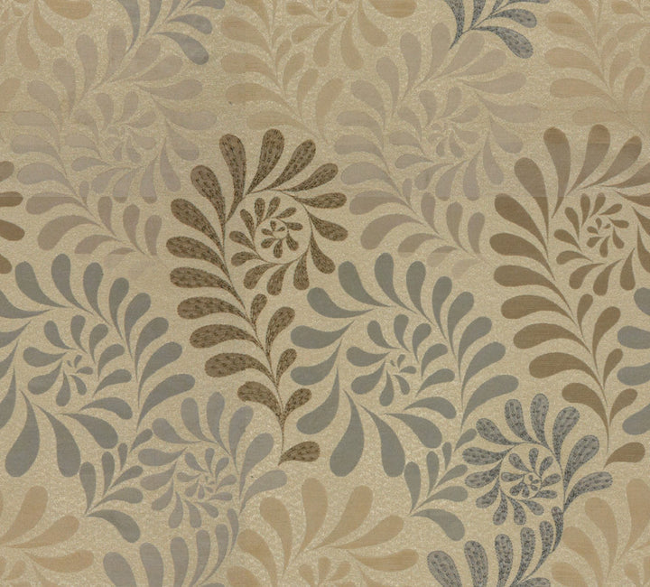Floreale Weave Stone by Groundworks Designer Fabric