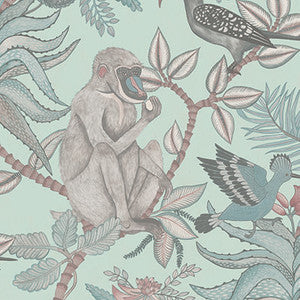 Savuti Duck Egg by Cole & Son Designer Wallcovering