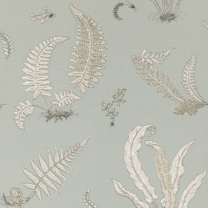 Ferns Soft Blue by G P & J Baker Designer Wallcovering