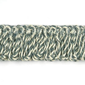 Rope Loop Fringe Aqua by Baker Lifestyle Designer Trim