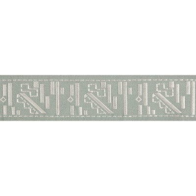 Fraktur Haze/Silver by Lee Jofa Modern Designer Trim