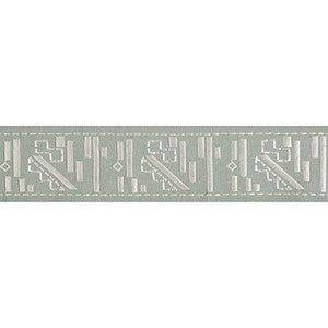 Fraktur Haze/Silver by Lee Jofa Modern Designer Trim