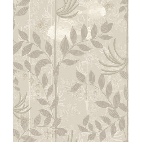 Nautilus Neutral& Sil by Cole & Son Designer Wallcovering