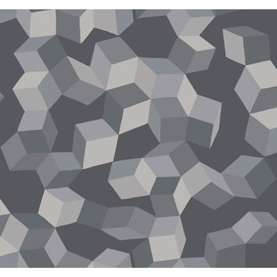 Puzzle Grey And Black by Cole & Son Designer Wallcovering