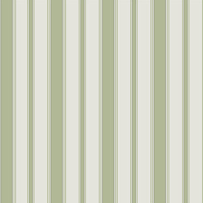 Cambridge Stripe Leaf Green by Cole & Son Designer Wallcovering