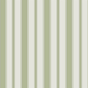 Cambridge Stripe Leaf Green by Cole & Son Designer Wallcovering