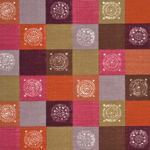 Atticus Sienna/Fuchsia by Baker Lifestyle Designer Fabric
