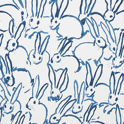 Hutch Navy by Lee Jofa Modern Designer Wallcovering