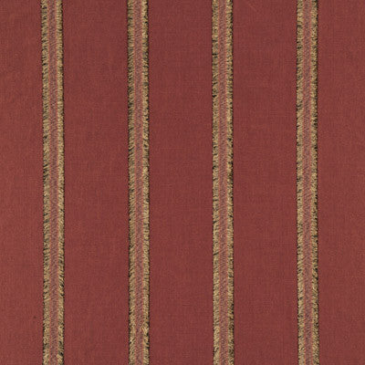 Delaney Stripe Plum by Mulberry Designer Fabric