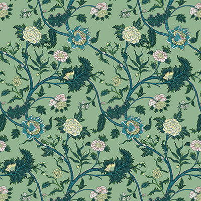 Palampore Verde by Gaston Y Daniela Designer Fabric