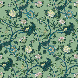 Palampore Verde by Gaston Y Daniela Designer Fabric
