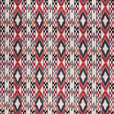 Queen Rojo/Gris by Gaston Y Daniela Designer Fabric