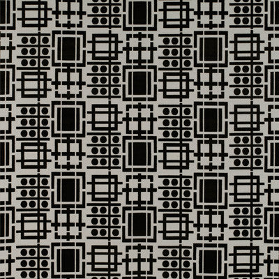 Prato Blanco/Onyx by Gaston Y Daniela Designer Fabric