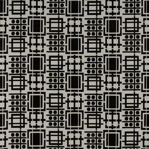Prato Blanco/Onyx by Gaston Y Daniela Designer Fabric
