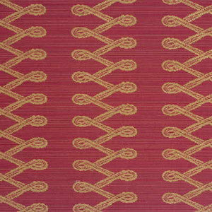 Tunic Stripe Red by Mulberry Designer Fabric