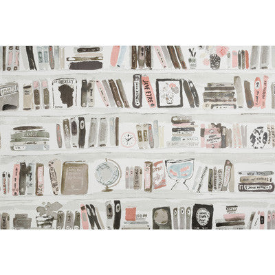 Bella Books Blush by Kravet Design Designer Wallcovering