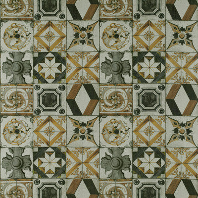 Trastevere Oro/Gris by Gaston Y Daniela Designer Fabric