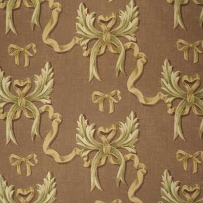 Ophelia'S Bow Misty Mauve by Mulberry Designer Fabric