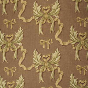 Ophelia'S Bow Misty Mauve by Mulberry Designer Fabric