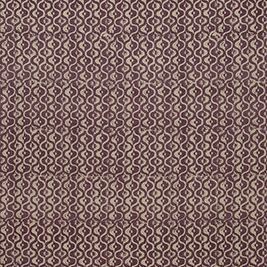 Small Medallion Aubergine by Lee Jofa Designer Fabric