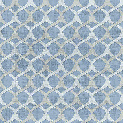 Chain Powder Blue by Winfield Thybony Designer Wallcovering