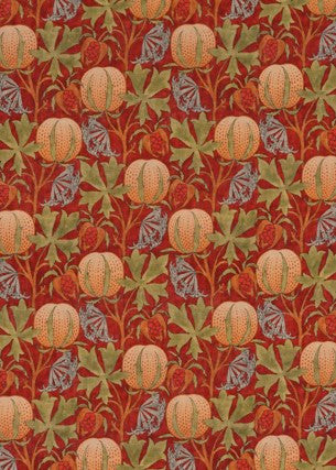Pumpkins Red/Green by G P & J Baker Designer Fabric