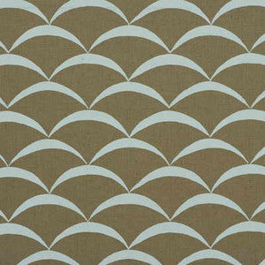 Crescent Sand/Aqua by Lee Jofa Modern Designer Fabric