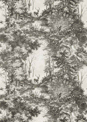 Torridon Woodsmoke by Mulberry Designer Wallcovering