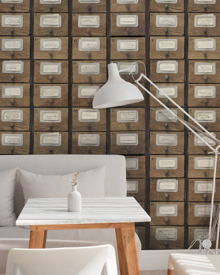 Mind The Gap Wallpaper APOTHECARY Neutral Wallpaper (WP20264) | WP20264 | PREMIUM DESIGNER WALLPAPER COLLECTION | 3 rolls x 20.5 x 118.1 in | 0.52m / 20.5in | 3m / 118in | 4.65mp | 80cm / 31.4in | Brown, Taupe | Non-woven | Paste the wall | 3-rolls in a box | Fabric Carolina | https://www.fabriccarolina.com/