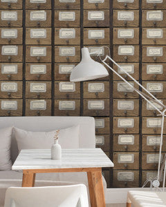 Mind The Gap Wallpaper APOTHECARY Neutral Wallpaper (WP20264)