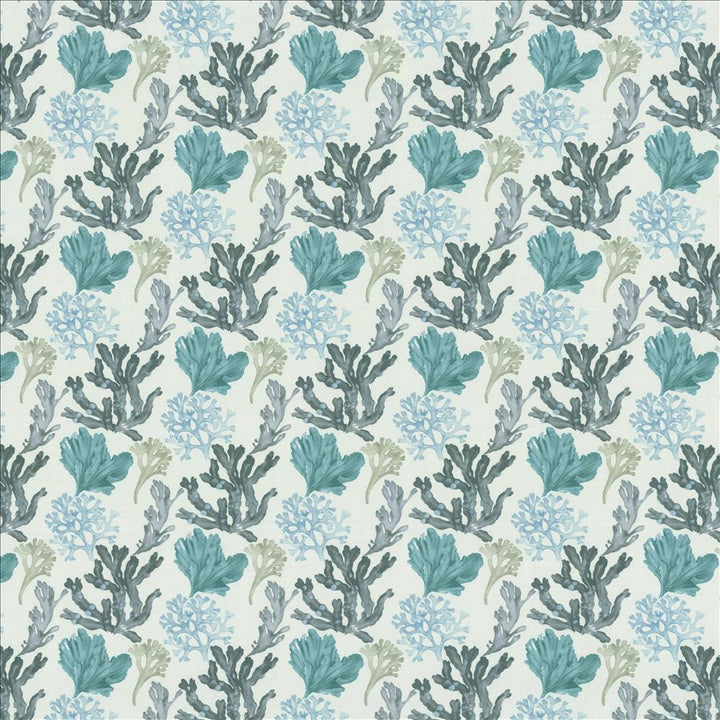 Aquata 55 Blue by Kasmir Designer Fabric See sample 65% Polyester
35% Cotton
 SPAIN 40,000 Martindale Cycles </p><p>Repeat: Horizontal: 11 inches and Vertical: 9 6/8 inches 55 - Swanky Fabrics -