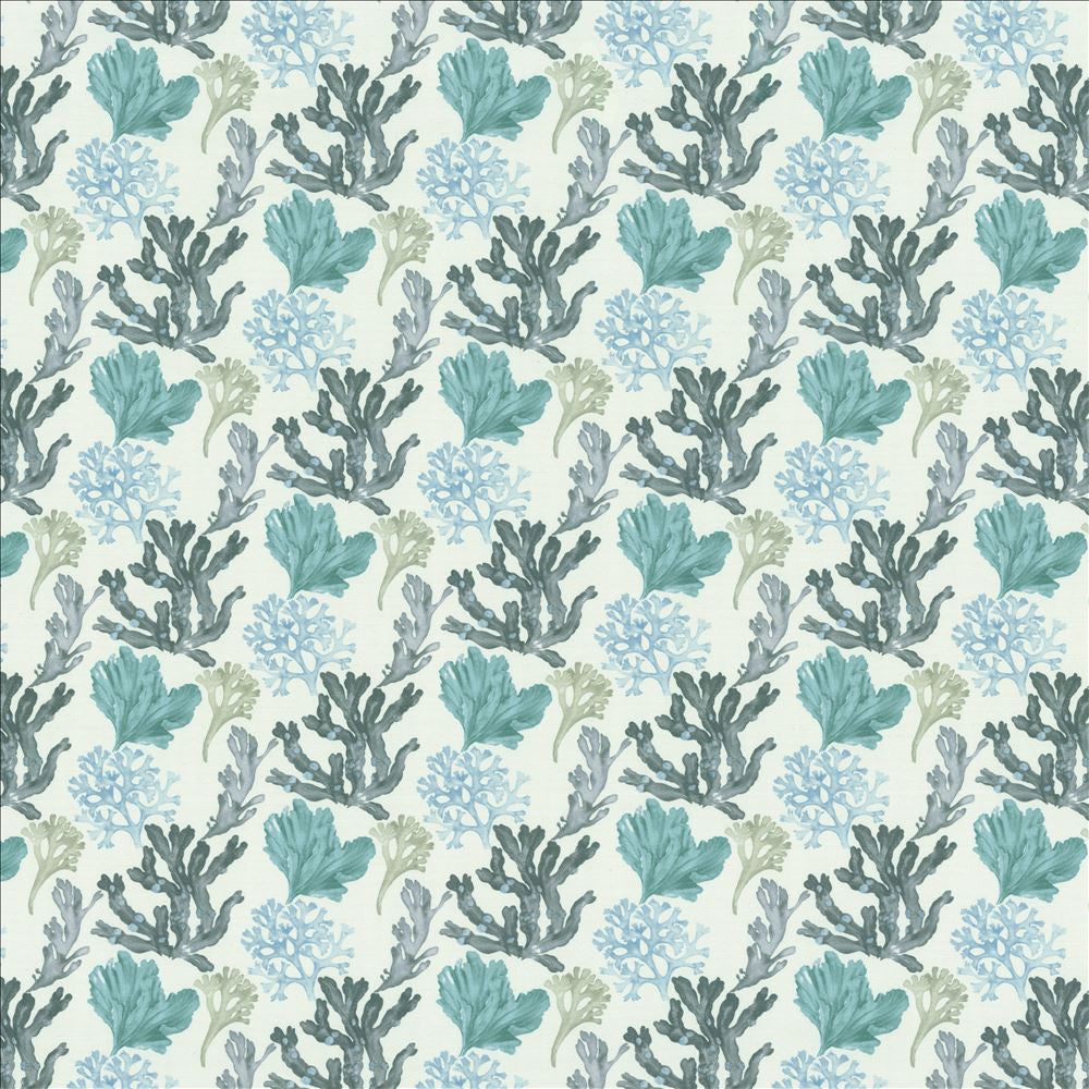 Aquata 55 Blue by Kasmir Designer Fabric 1456 65% Polyester
35% Cotton
 SPAIN </p><p>Repeat: Horizontal: 11 inches and Vertical: 9 6/8 inches 55 - Swanky Fabrics -