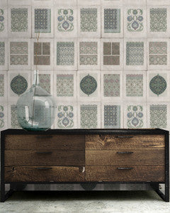 Mind The Gap Wallpaper ARABESQUE Neutral Premium Wallpaper (WP20075)