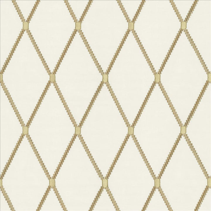 Arlo Diamond White  by Kasmir Designer Fabric 1457 70% Cotton
30% Rayon
 INDIA 11,000 Wyzenbeek Double Rubs Horizontal: 4 inches and Vertical: 7 4/8 inches 54  - Swanky Fabrics -