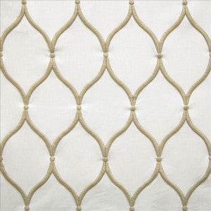Ashbury Ogee Ivory by Kasmir Designer Fabric