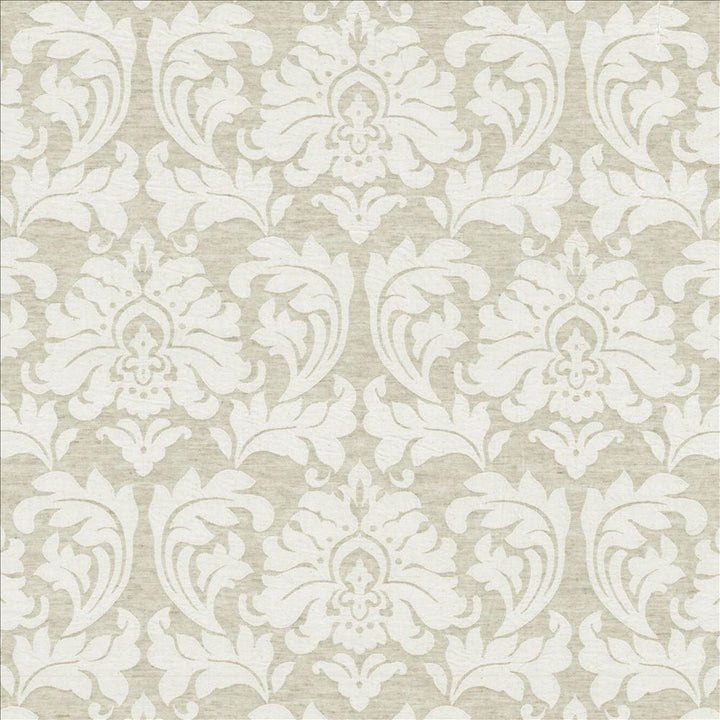Asteria Cream  by Kasmir Designer Fabric 5112 45% Cotton 33% Polyester 12% Linen 10% Bamboo  CHINA  </p><p>Repeat: Horizontal: 14 inches and Vertical: 16 inches 52  - 53   - Swanky Fabrics -