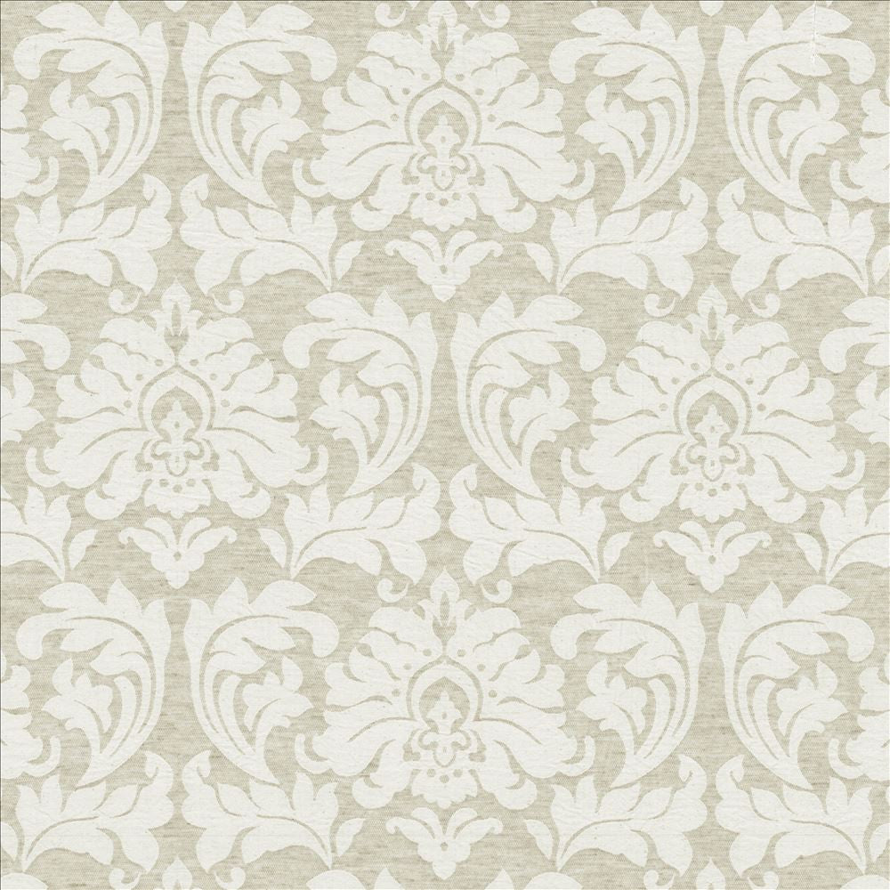 Asteria Cream  by Kasmir Designer Fabric 5112 45% Cotton 33% Polyester 12% Linen 10% Bamboo  CHINA  </p><p>Repeat: Horizontal: 14 inches and Vertical: 16 inches 52  - 53   - Swanky Fabrics -