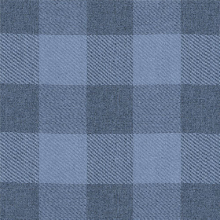 Athena Check Indigo by Kasmir Designer Fabric 1472 100% Polyester
 INDIA 51,000 Wyzenbeek Double Rubs </p><p>Repeat: Horizontal: 7 6/8 inches and Vertical: 8 inches 54 - Swanky Fabrics -