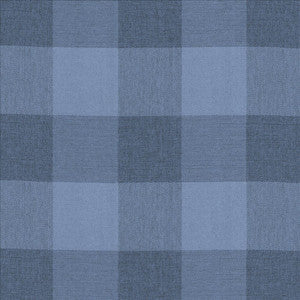 Athena Check Indigo by Kasmir Designer Fabric